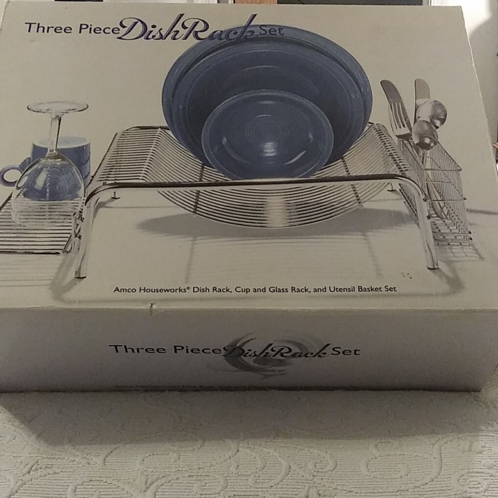 Three Piece Dish Rack Set - Picture 10 of 14